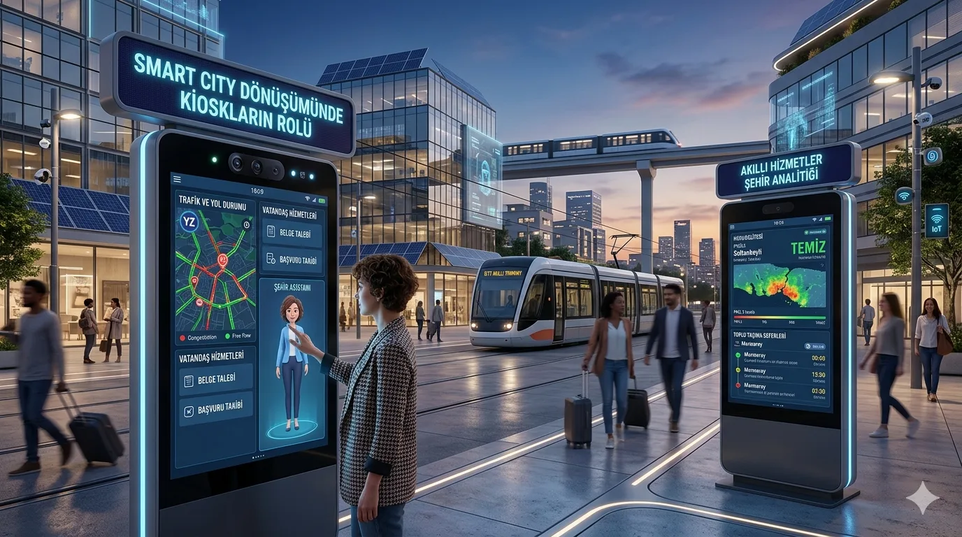 Smart City Donusumunde Kiosklarin Rolu